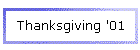Thanksgiving '01